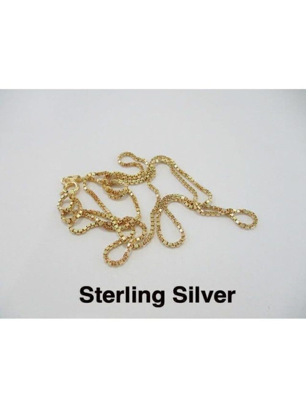 NWT Giani Bernini 18K over SS 20" Square Link Rope Necklace